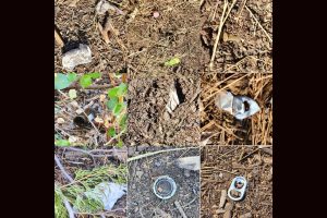 Micro-trash found at campsite in STF