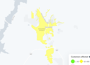 Columbia Power Outage