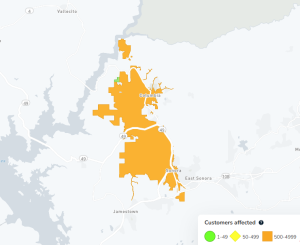 Tuolumne County Power Outage