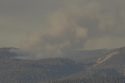 Peak Fire burning near Herring Creek Reservoir in the Stanislaus National Forest at 6:15 p.m. -- PGE live camera