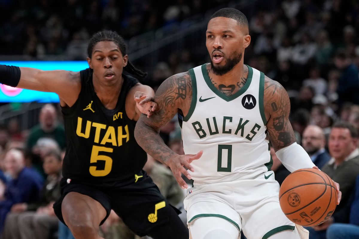 Lillard, Antetokounmpo lead the way as Bucks snap 6