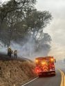 Brauns Fire near San Andreas in Calaveras County -- CAL Fire TCU photo
