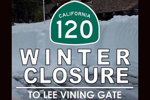 Highway 120 Tioga Pass managed by Yosemite National Park closes for the winter season 2024