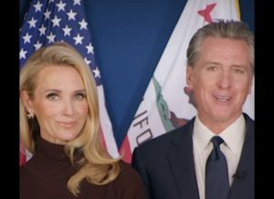 First Partner Jennifer Siebel Newsom and Governor Gavin Newsom speak about Thanksgiving
