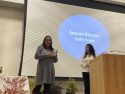 Teacher of the Year, Tamara Hansen receives award