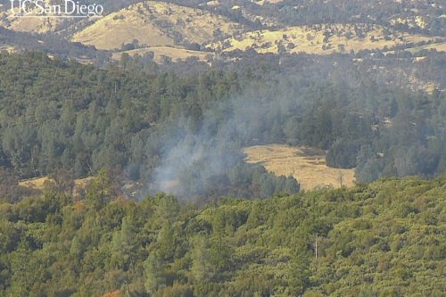 Vegetation fire near Groveland in Tuolumne County