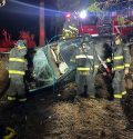 Solo vehicle crash in Amador County