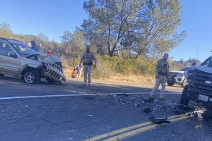 CHP -- head-on crash on Parrotts Ferry Road in Columbia area of Tuolumne County