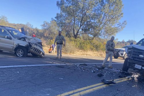 CHP -- head-on crash on Parrotts Ferry Road in Columbia area of Tuolumne County