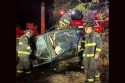 Solo vehicle crash in Amador County