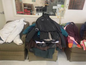 Jackets donated to the Interfaith Coat Drive -- Photo taken by BJ Hansen