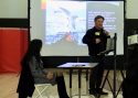 Jeff Kurr speaking to students -- TCSOS photo