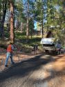 Work done to repair the Cherry Lake Boat Launch exit route