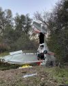 Plane crash outside of the Columbia Airport in Tuolumne County -- TCFD photo