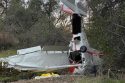 Plane crash outside of the Columbia Airport in Tuolumne County -- TCFD photo