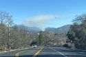 Smoke from Stanislaus National Forest pile burning east of Tuolumne -- picture taken on Tuolumne Road near Summerville High by BJ Hansen