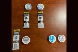 Some of the illegal tobacco products for minors that were bought during the sting—TCSO photo