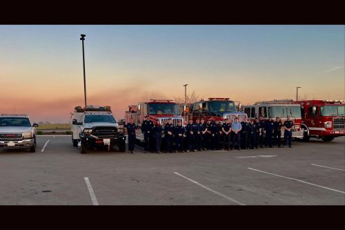 Tuolumne County Fire crews heading to the Los Angeles fires -- TCFD photo