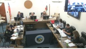 Sonora Council Meeting