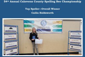 Overall Winner 2025 Cailin Holdsworth, a seventh-grader from Toyon -- CCOE photo