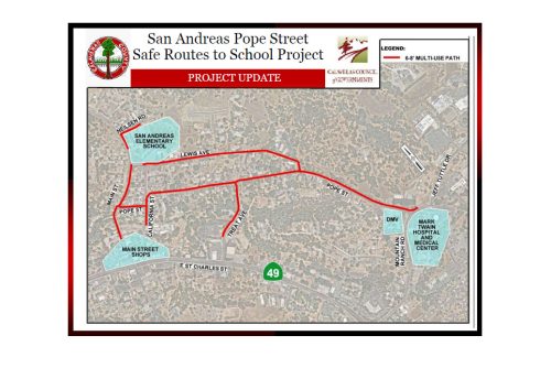 CCPW San Andreas Pope Street Safe Routes to School Project Update ma