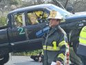 The Bret Harte High School Fire Tech Program comprehensive training exercise with local first responders for students to get hands-on experience -- Bret Harte High photo