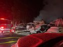 Twain Harte mobile home fire -- TCFD photo
