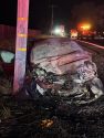 HWY 12 fatal crash in the Wallace area of Calaveras County -- CCF photo