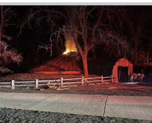 Fire at Indian Grinding Rock State Historic Park