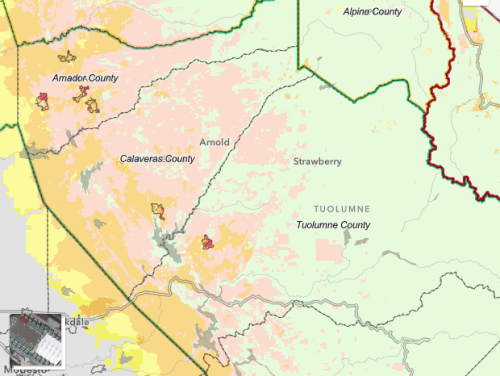 CA Fire Severity Map