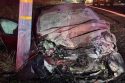 HWY 12 fatal crash in the Wallace area of Calaveras County -- CCF photo