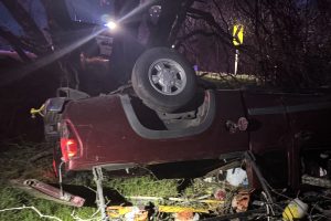 MCSO high-speed chase rollover crash -- MCSO photo