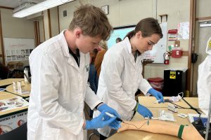 Sonora High School CTE Healthcare Pathways lab