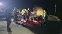 Swift water rescue on the Calaveras County side of the North Fork Mokelumne River on Electra Road off HWY 49 in Amador County