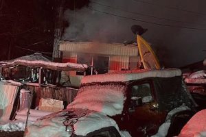 Twain Harte mobile home fire -- TCFD photo
