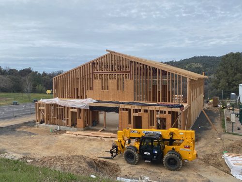 Sonora Elementary Gym construction