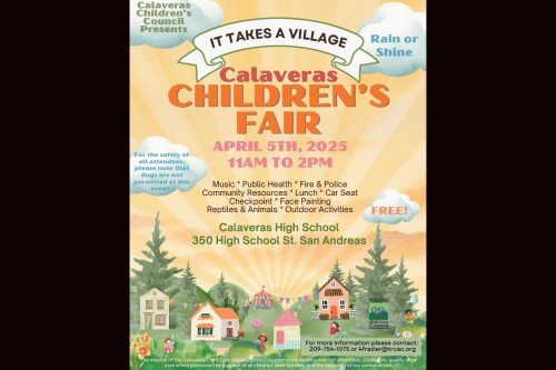 23rd Annual Calaveras Children's Fair flyer