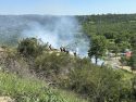 Escaped debris burn in Valley Springs -- CCFD photo