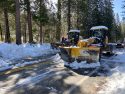 Caltrans snow plows working on Highway 108 Sonora Pass -- Caltrans photo