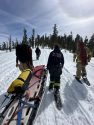 High Sierra snowmobile rescue in Amador County -- Amador Fire Department photo