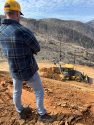 STF work on Merrill Road to clear a mudslide -- STF photo
