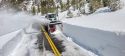 Long Barn crew plowing along Highway 108 Sonora Pass—Caltrans District 10 photo