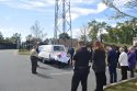 Hearse with O'Conner's remains -- CCCSO photo