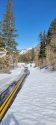 Long Barn crew plowing along Highway 108 Sonora Pass—Caltrans District 10 photo