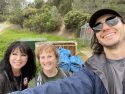 Volunteers collect garbage at Valley Springs Memorial Park -- CCPW photo