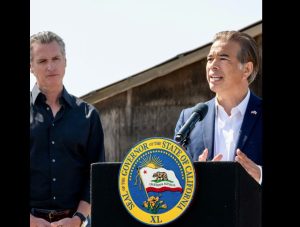 Rob Bonta and Gavin Newsom