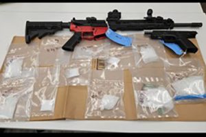 Drugs and guns found in casino hotel room -- ACSO photo