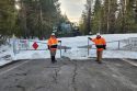 HWY 4 Ebbetts Pass gate -- Caltrans photo