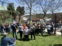 Hands off rally in downtown Sonora on Saturday -- photo by Nic Peterson