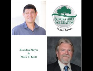 Incoming SAF Board member Brandon Meyer and outgoing member Mark T. Kraft